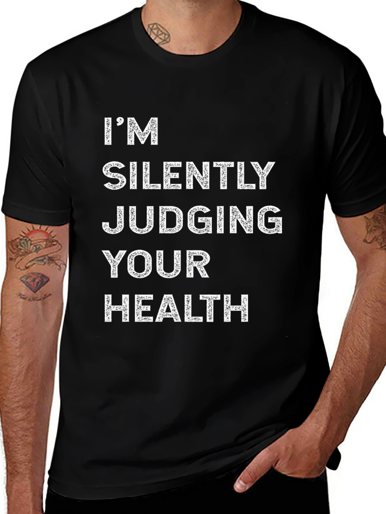 Silently Judging Health Graphic Tee
