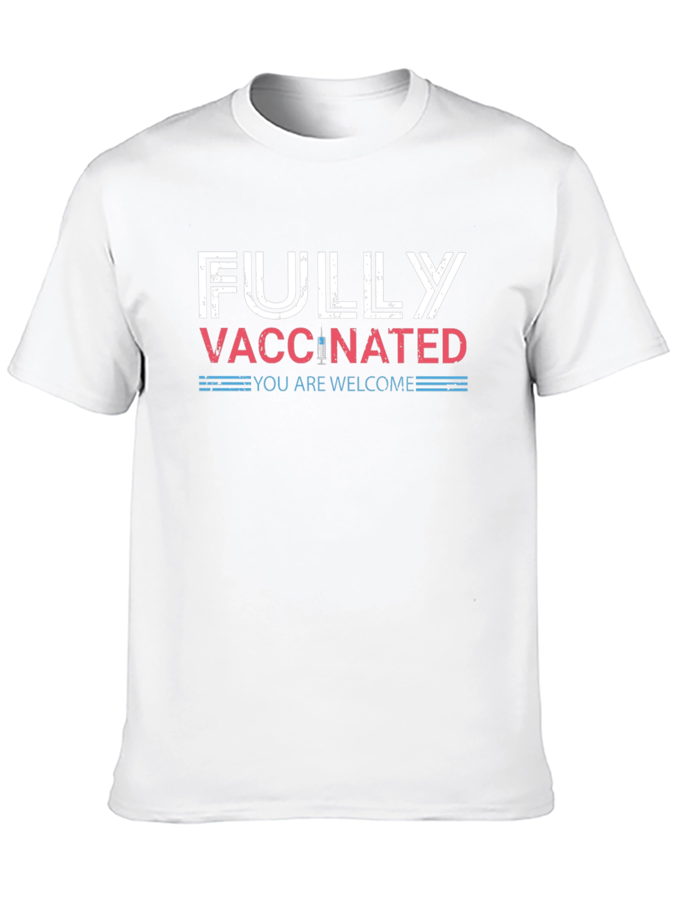 Fully Vaccinated Black T-Shirt - Youre Welcome!