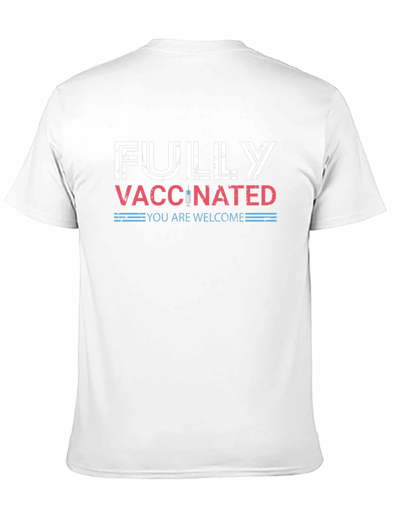 Fully Vaccinated Black T-Shirt - Youre Welcome!