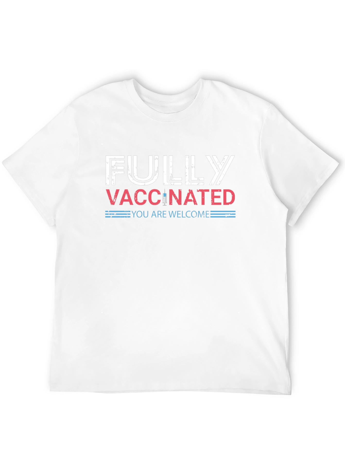 Fully Vaccinated Black T-Shirt - Youre Welcome!