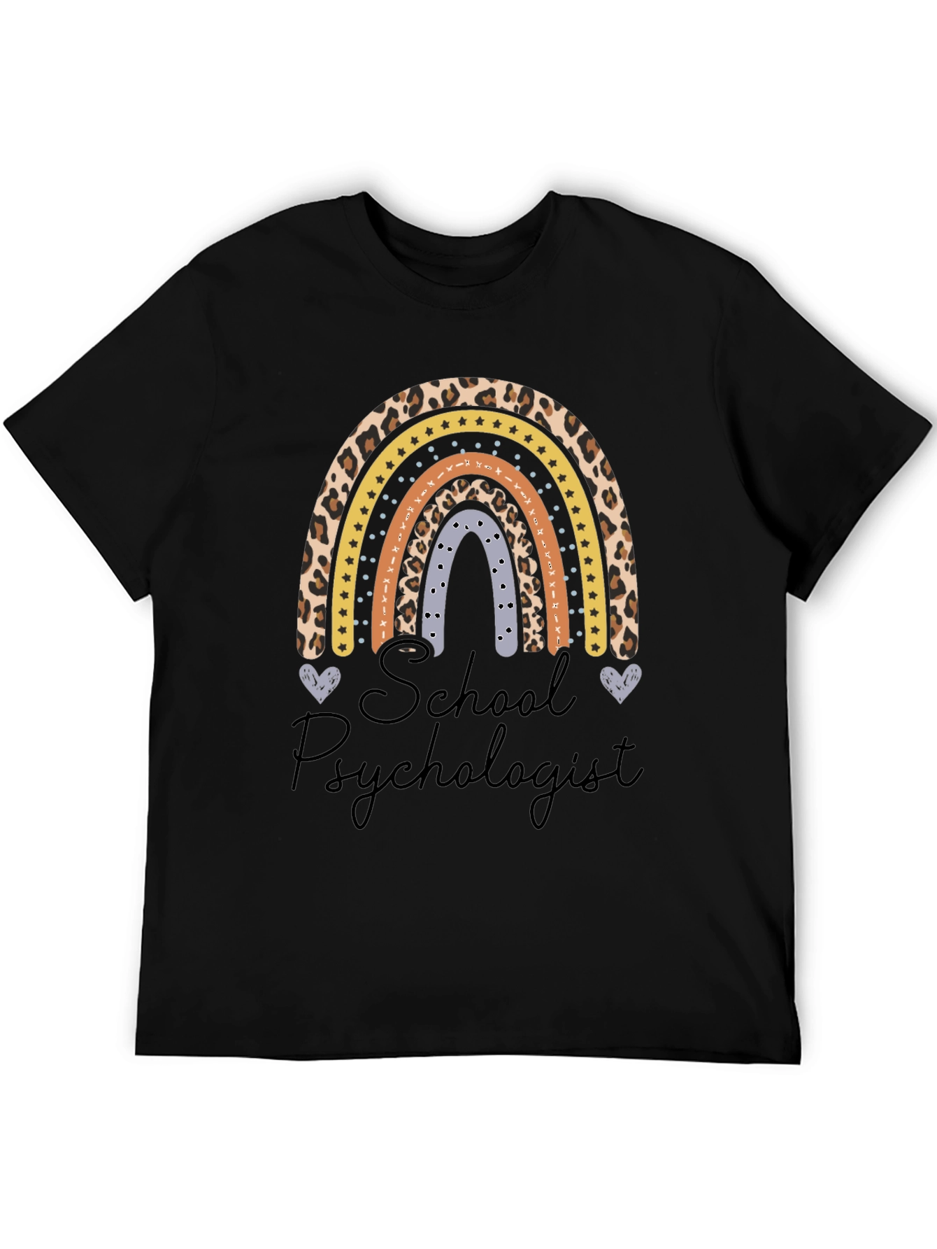 School Psychologist Rainbow T-Shirt