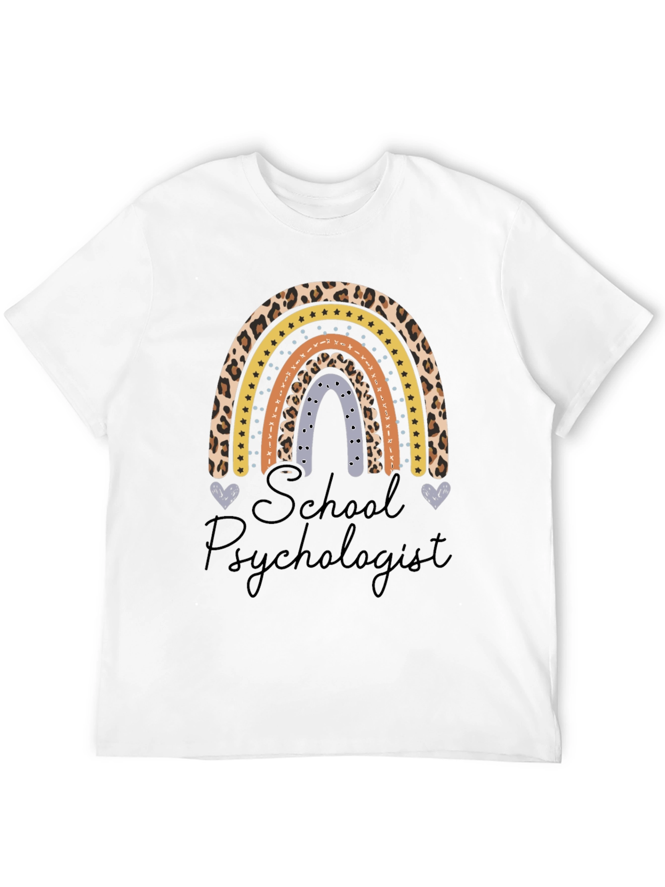 School Psychologist Rainbow T-Shirt