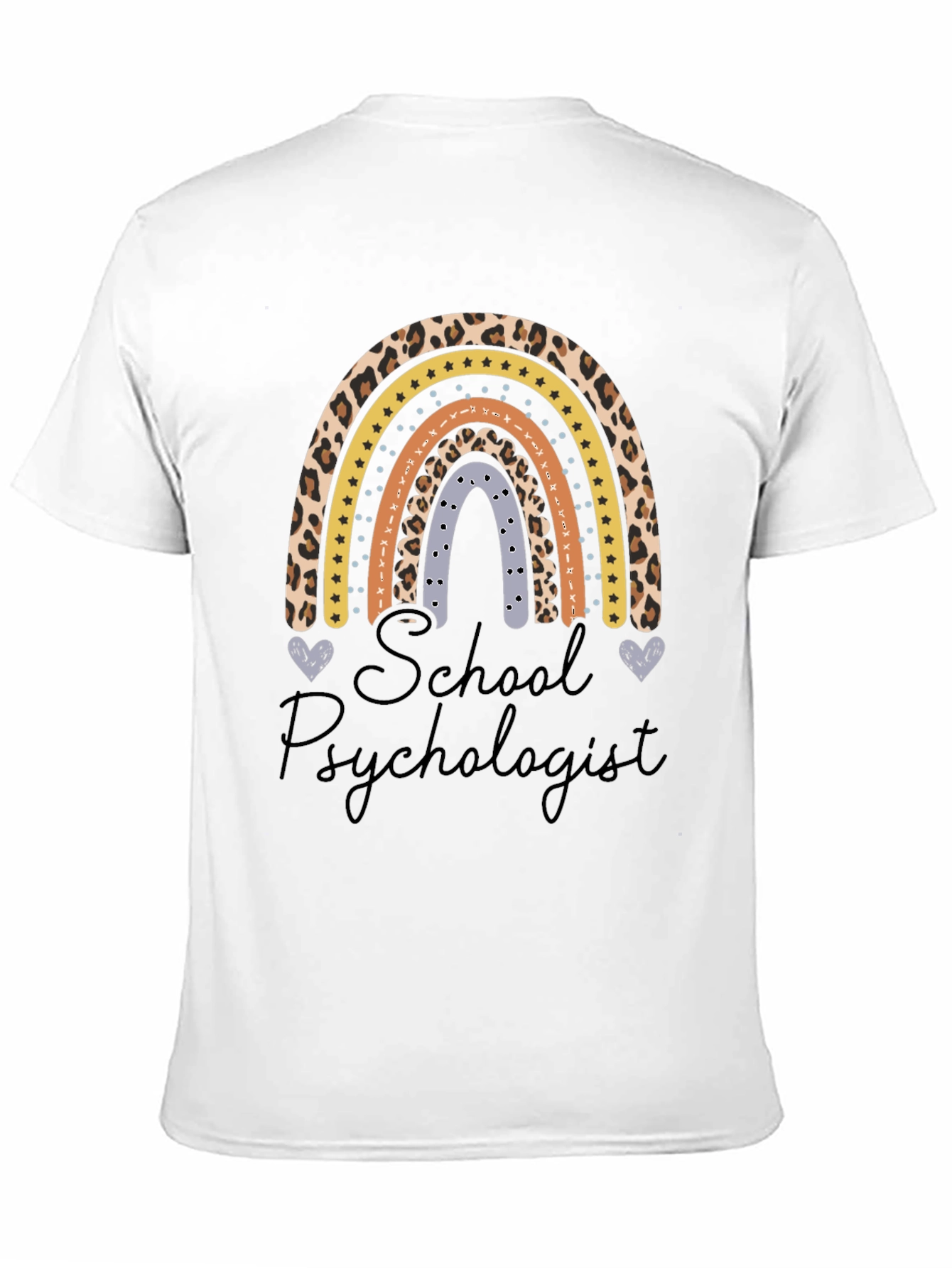 School Psychologist Rainbow T-Shirt