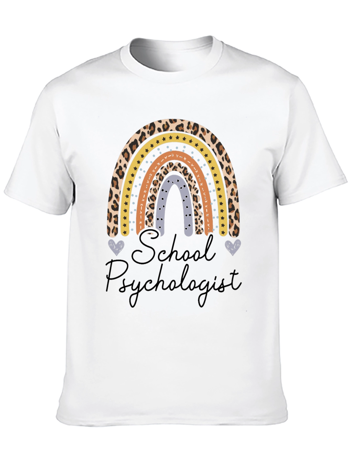 School Psychologist Rainbow T-Shirt