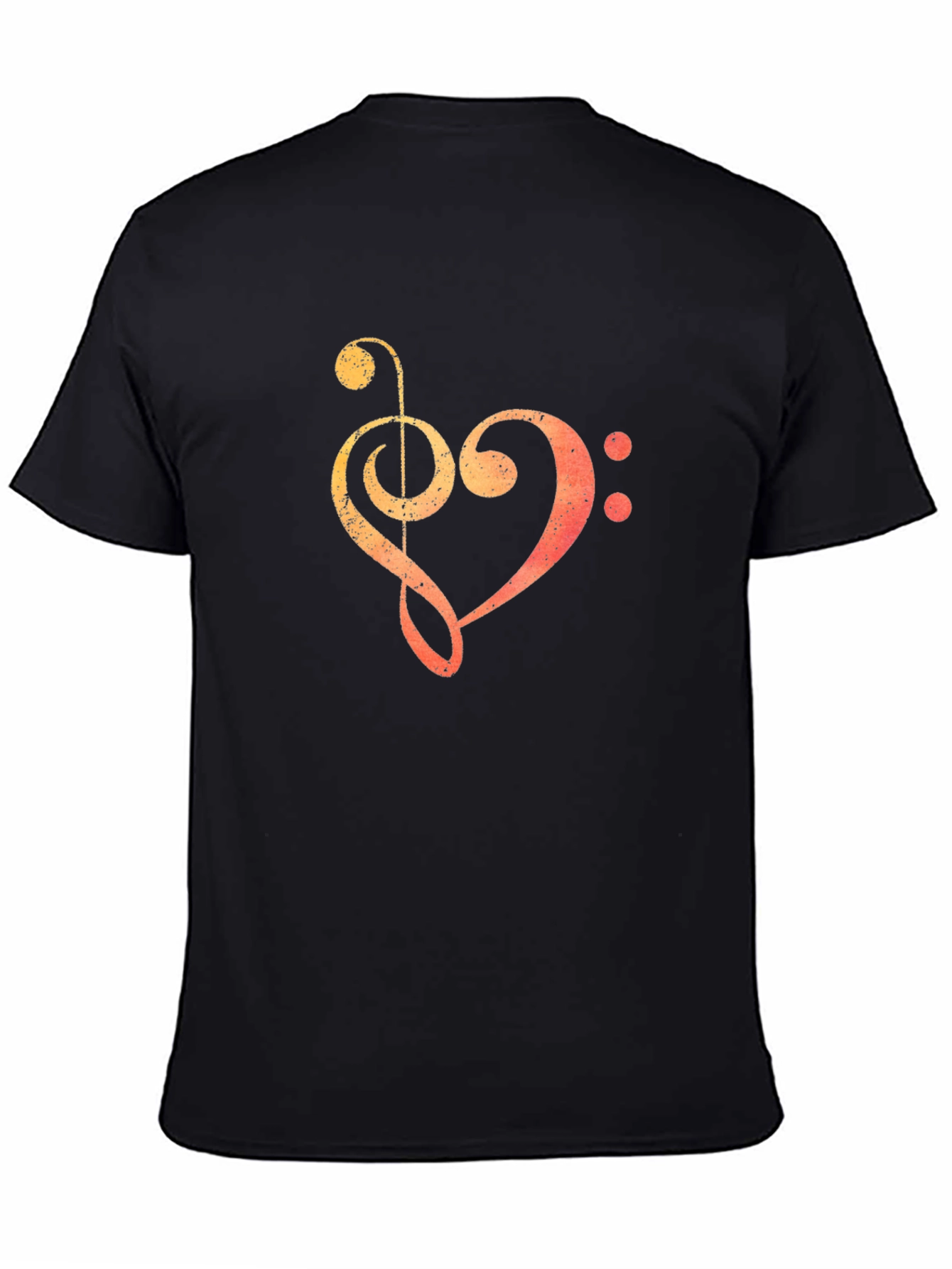Music Heartbeat T-Shirt - Black Graphic Tee