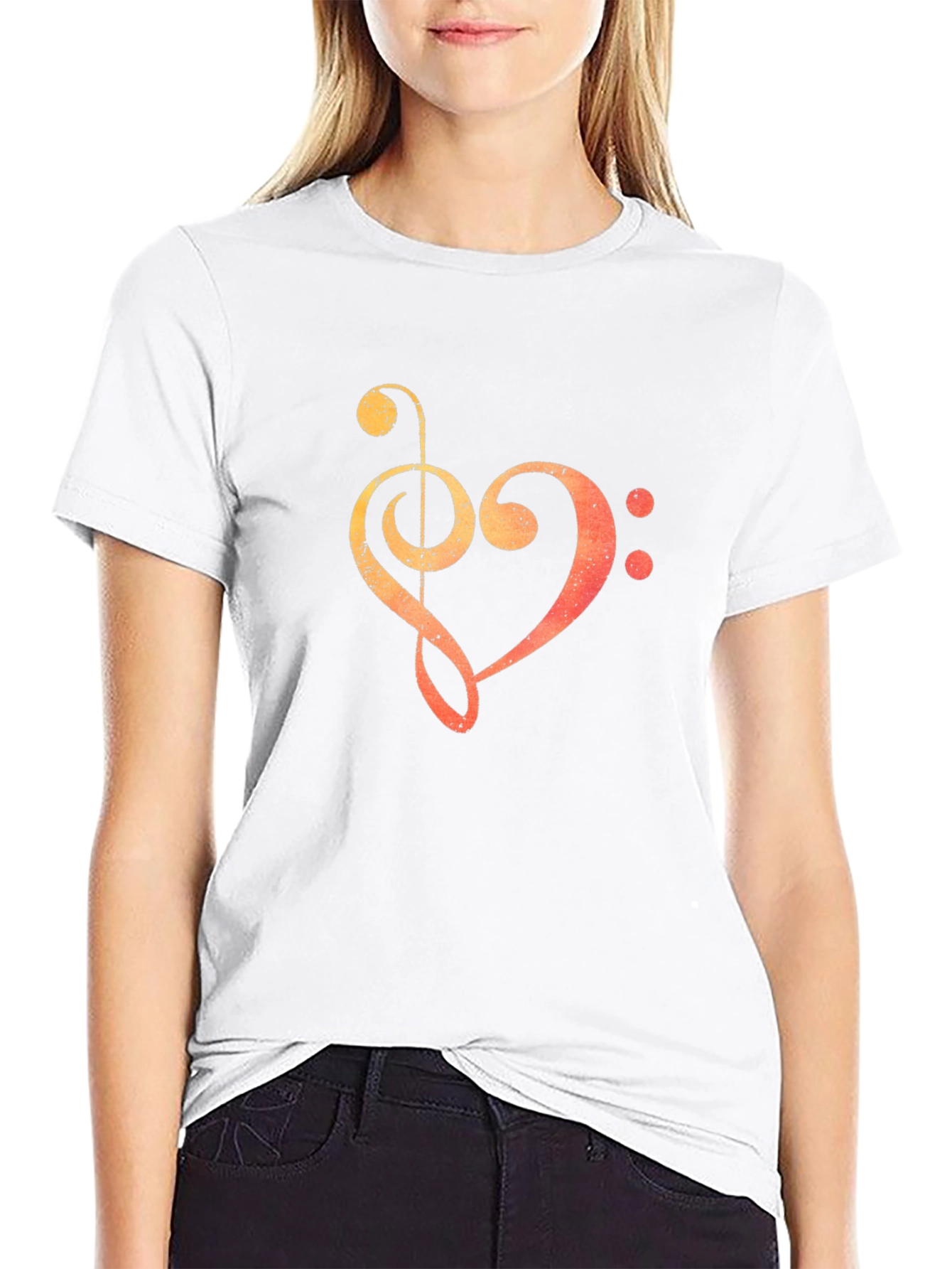 Music Heartbeat T-Shirt - Black Graphic Tee
