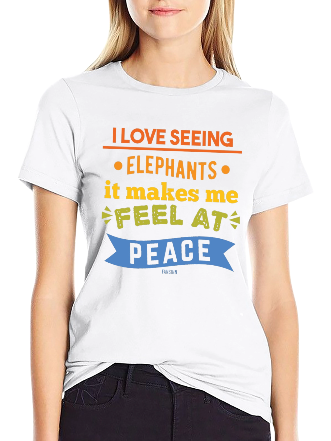Elephant Lover T-Shirt - Feel at Peace Tee