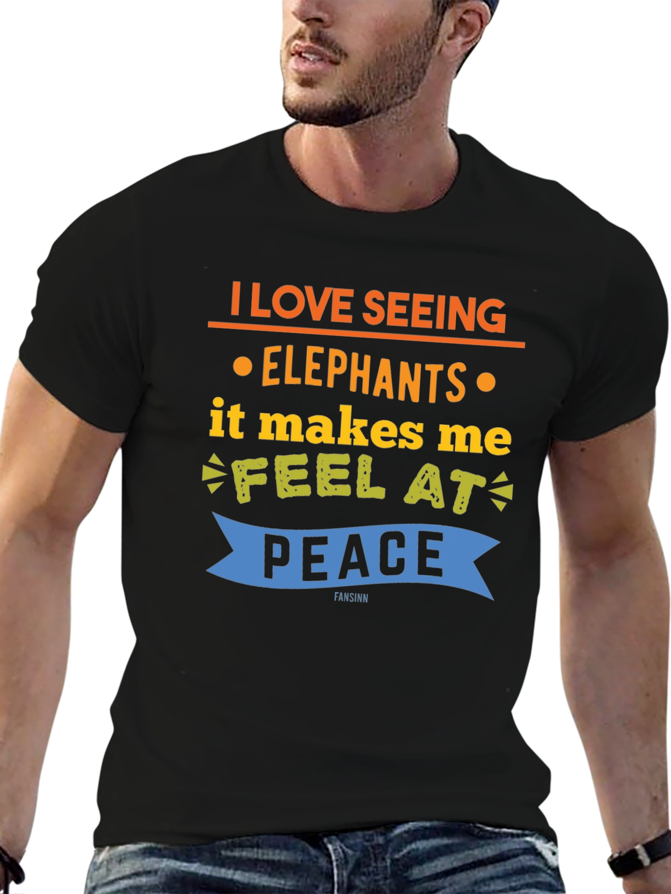 Elephant Lover T-Shirt - Feel at Peace Tee