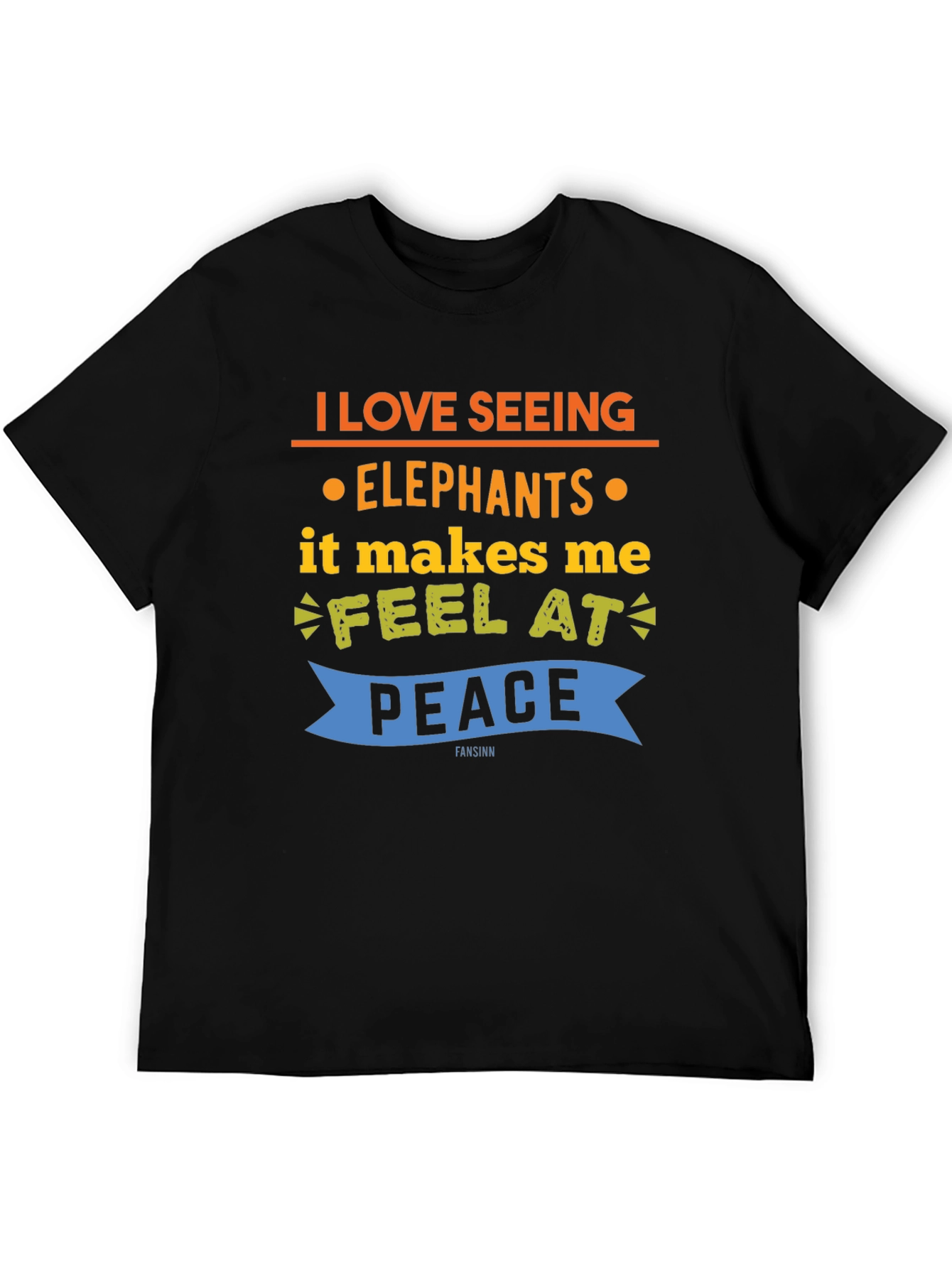 Elephant Lover T-Shirt - Feel at Peace Tee