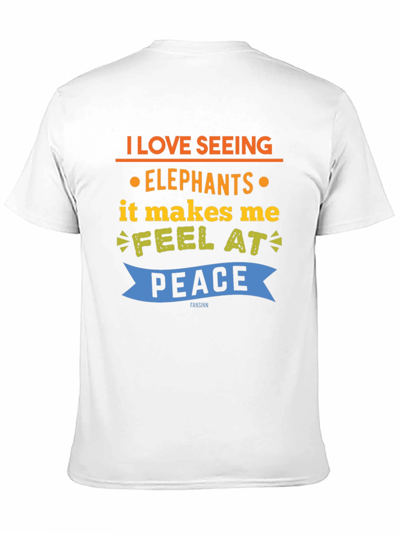 Elephant Lover T-Shirt - Feel at Peace Tee