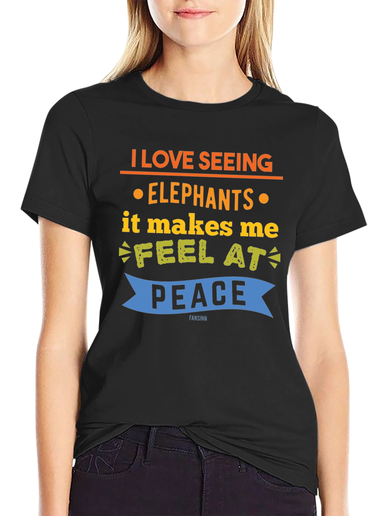 Elephant Lover T-Shirt - Feel at Peace Tee