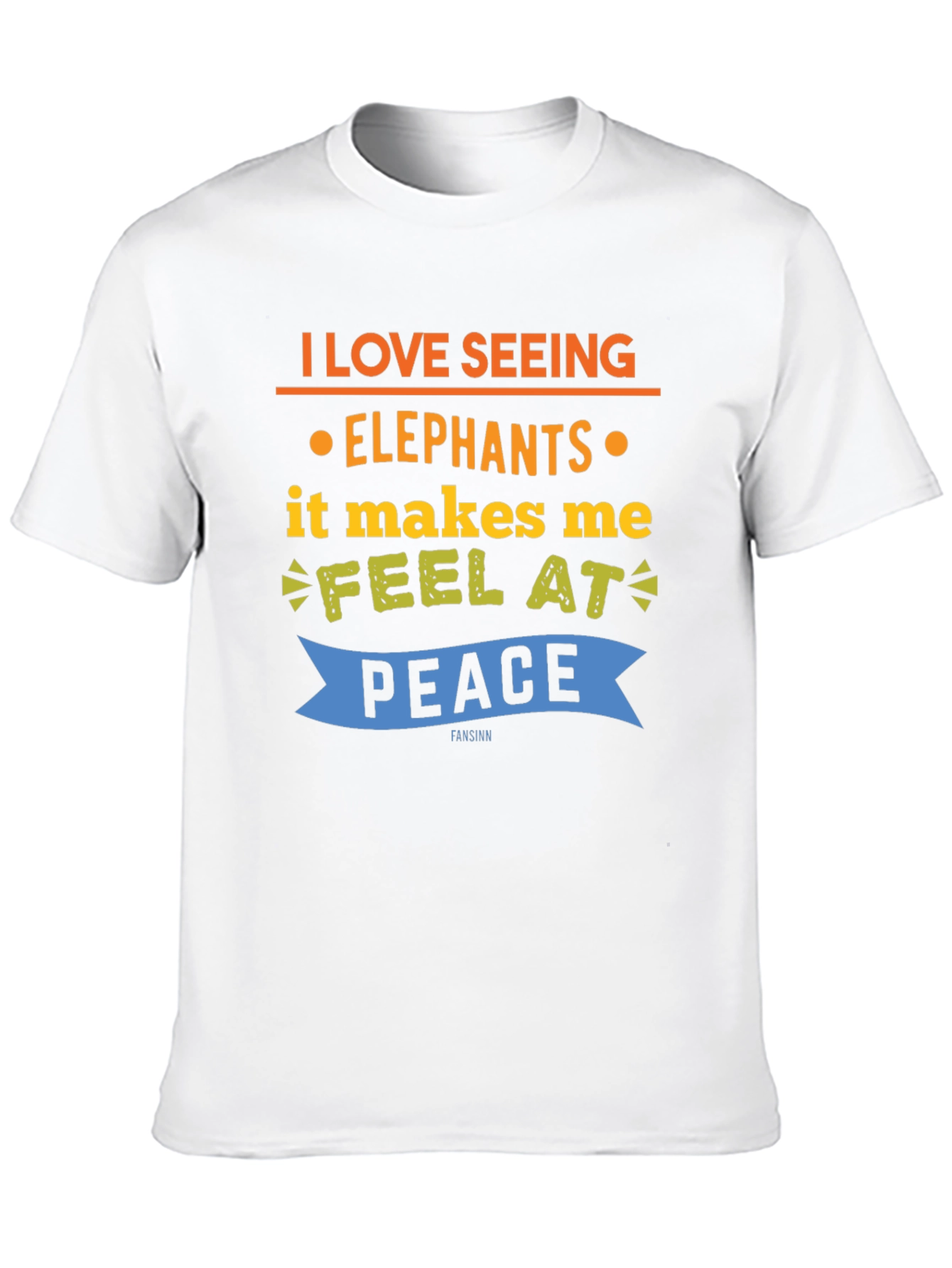 Elephant Lover T-Shirt - Feel at Peace Tee