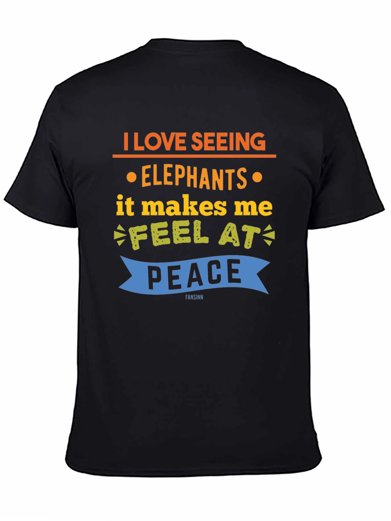 Elephant Lover T-Shirt - Feel at Peace Tee