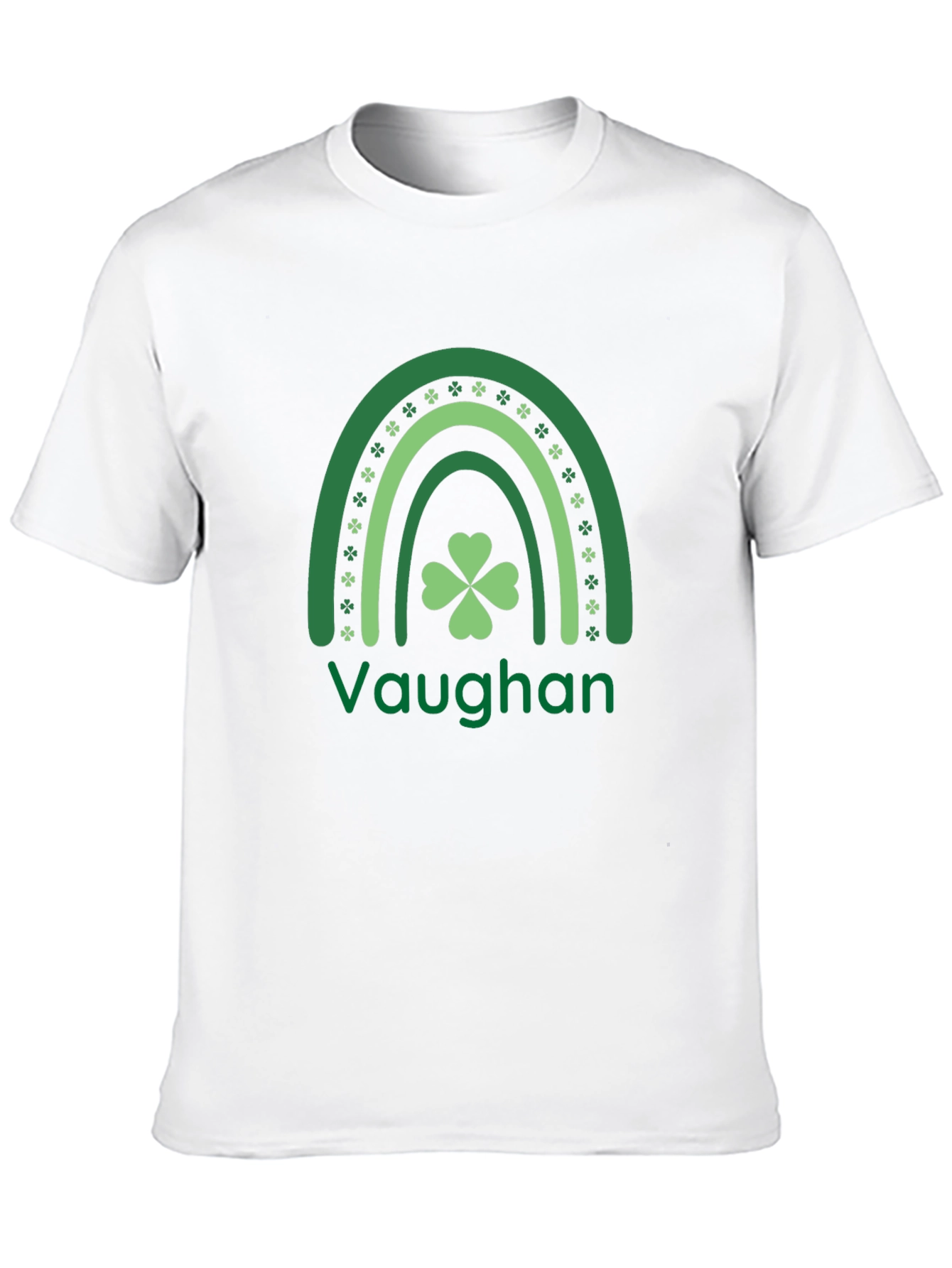 Vaughan St. Patricks Day Rainbow Clover T-Shirt