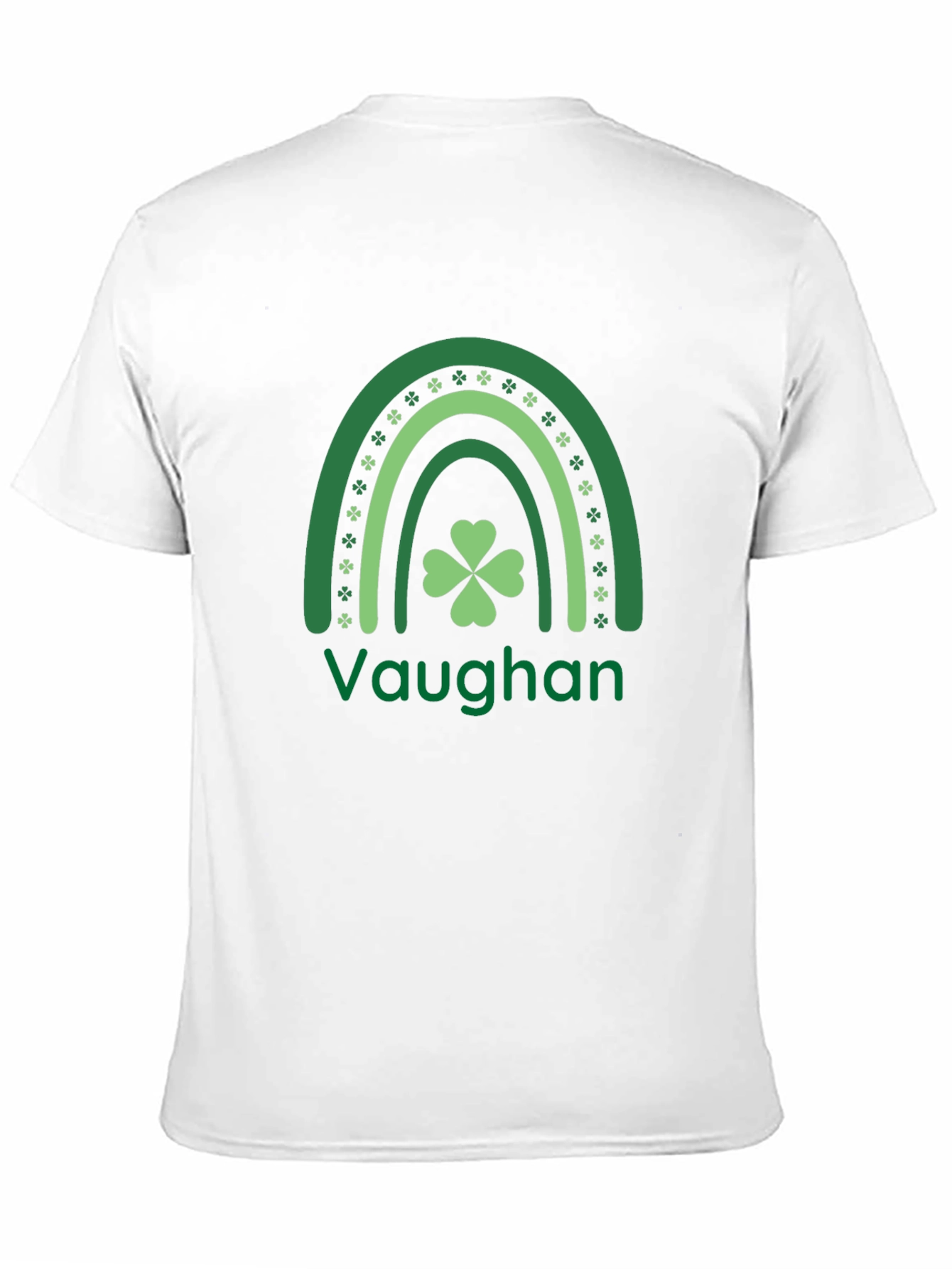 Vaughan St. Patricks Day Rainbow Clover T-Shirt
