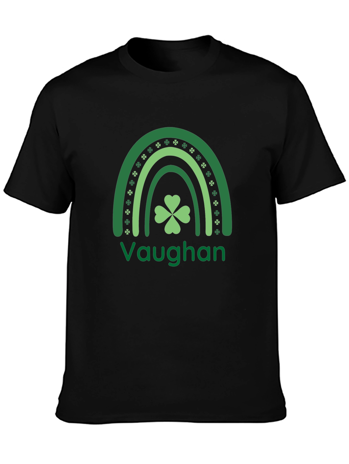 Vaughan St. Patricks Day Rainbow Clover T-Shirt