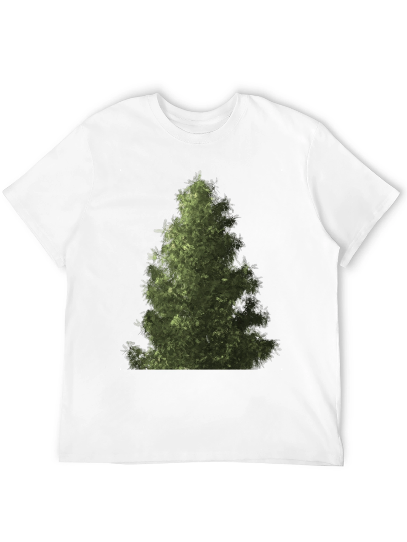 Evergreen Tree Graphic Tee - Nature Lovers T-Shirt