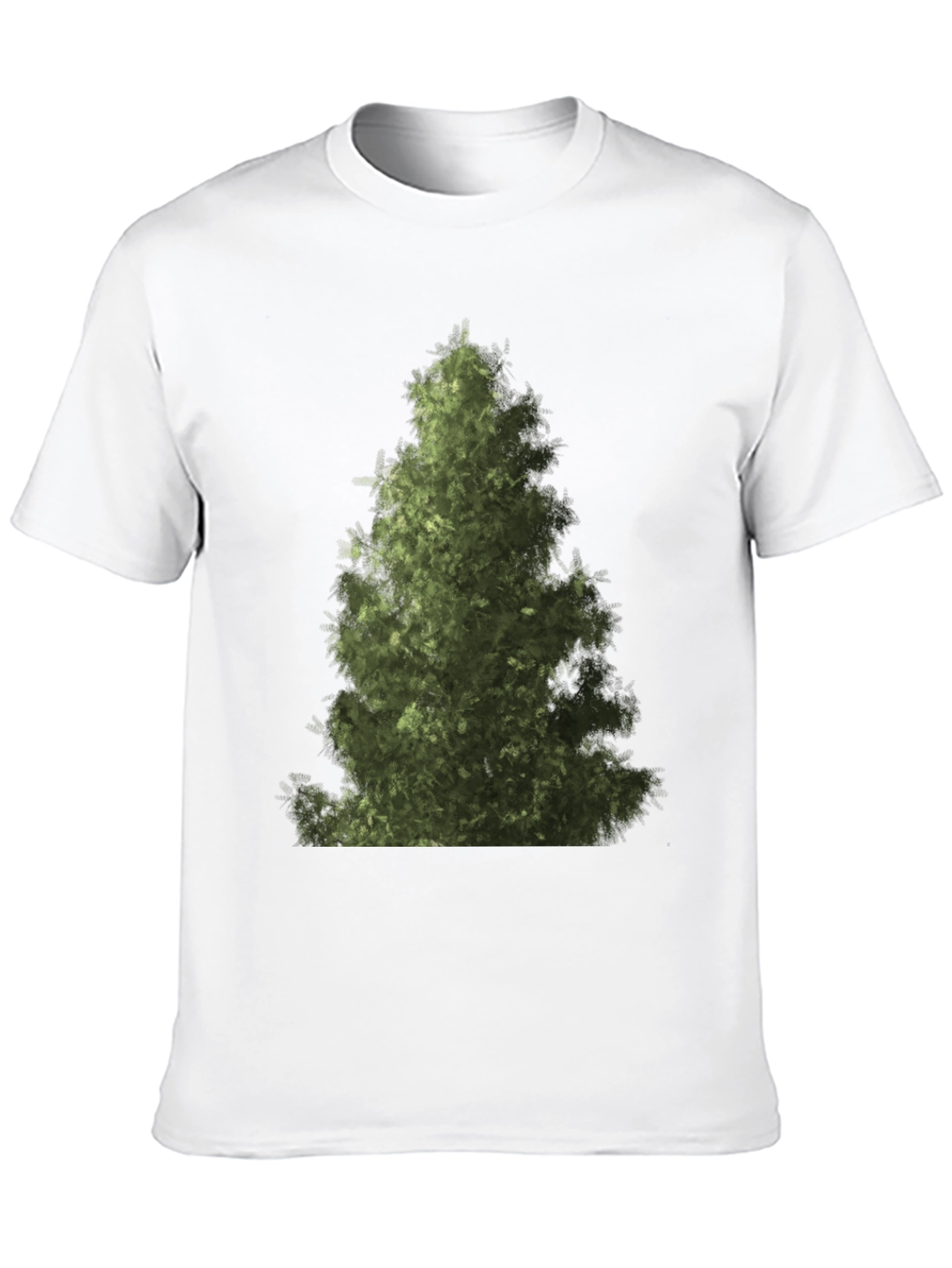 Evergreen Tree Graphic Tee - Nature Lovers T-Shirt