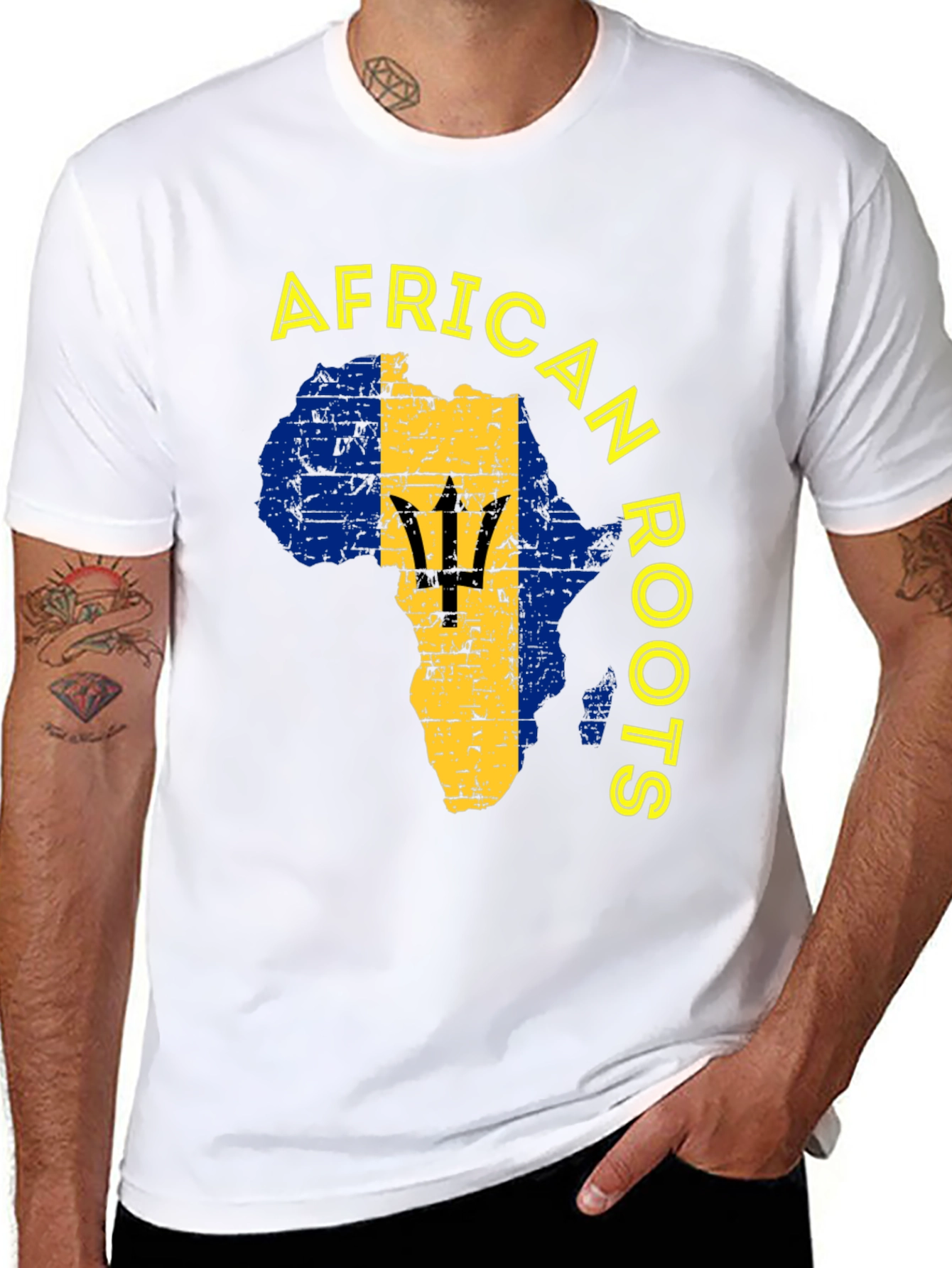 African Roots T-Shirt - Novelty Graphic Tee