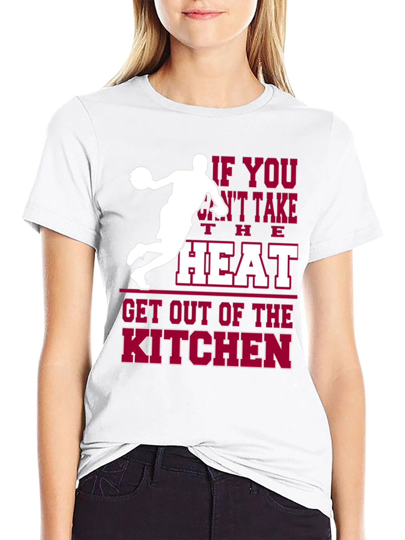 Basketball Heat Kitchen T-Shirt