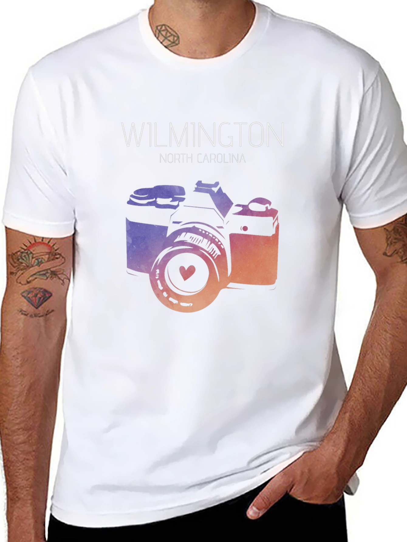 Wilmington NC Camera Graphic Tee