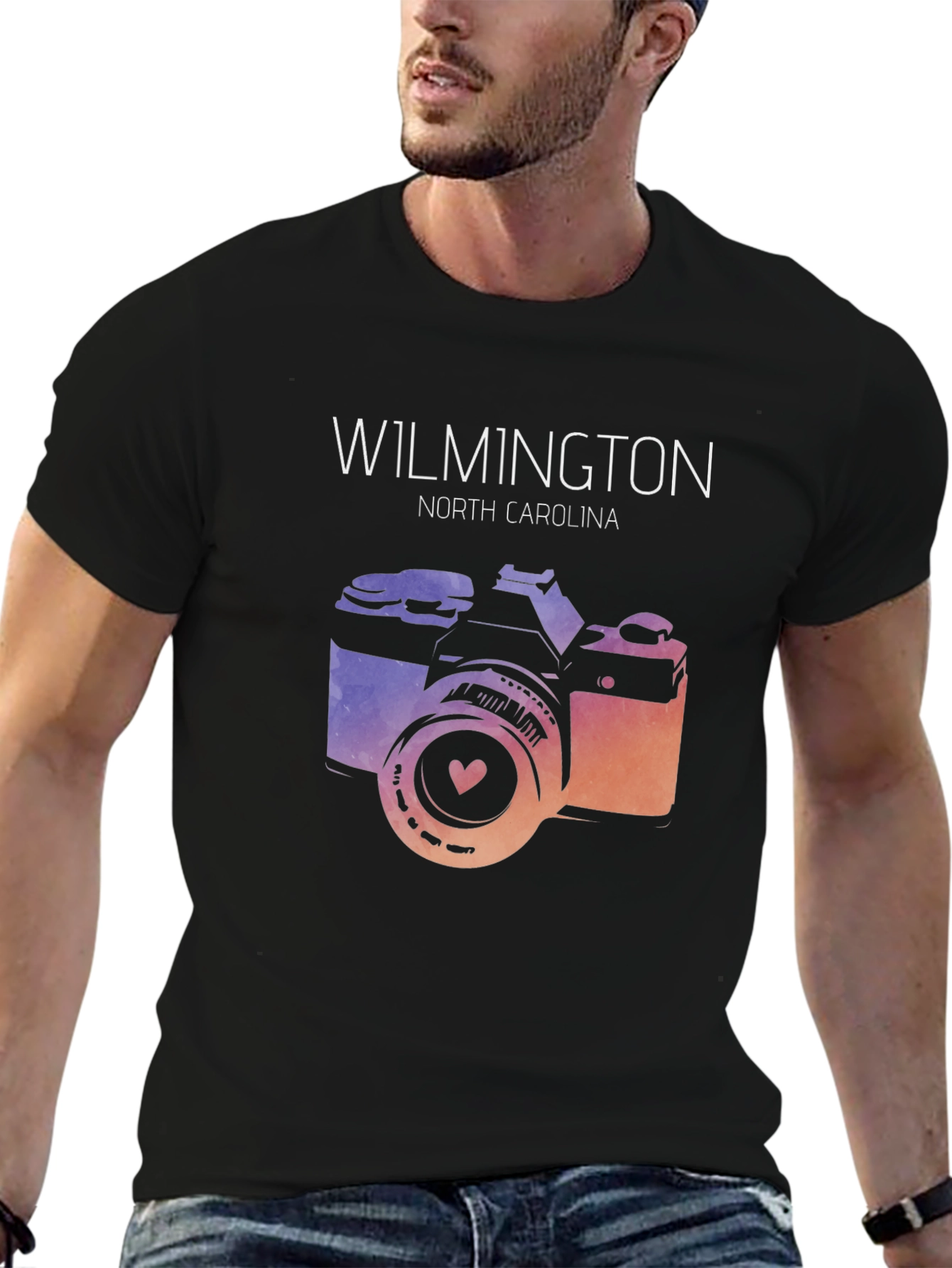 Wilmington NC Camera Graphic Tee