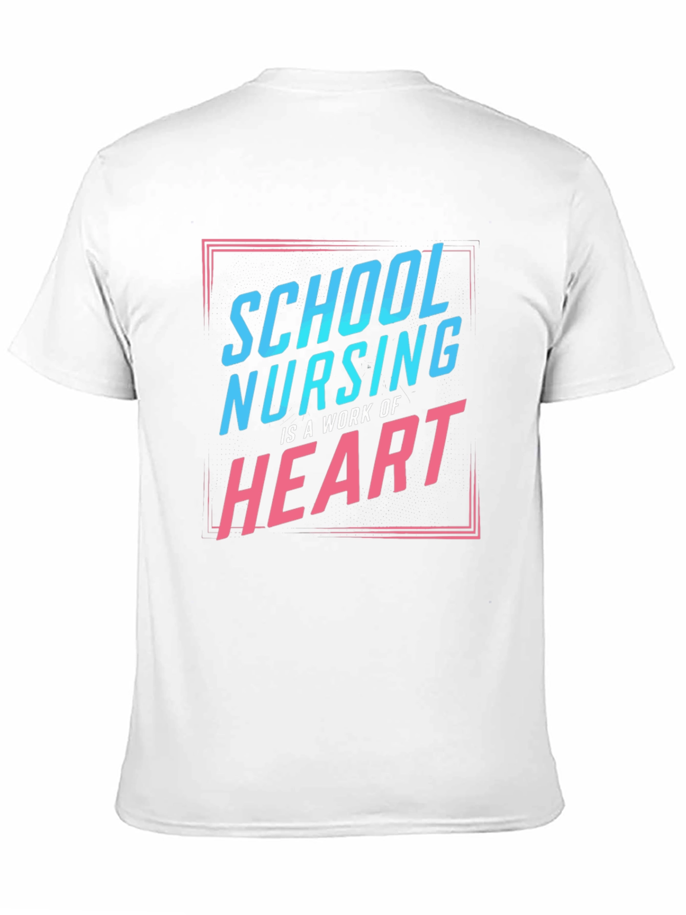 School Nurse Heart T-Shirt - Black