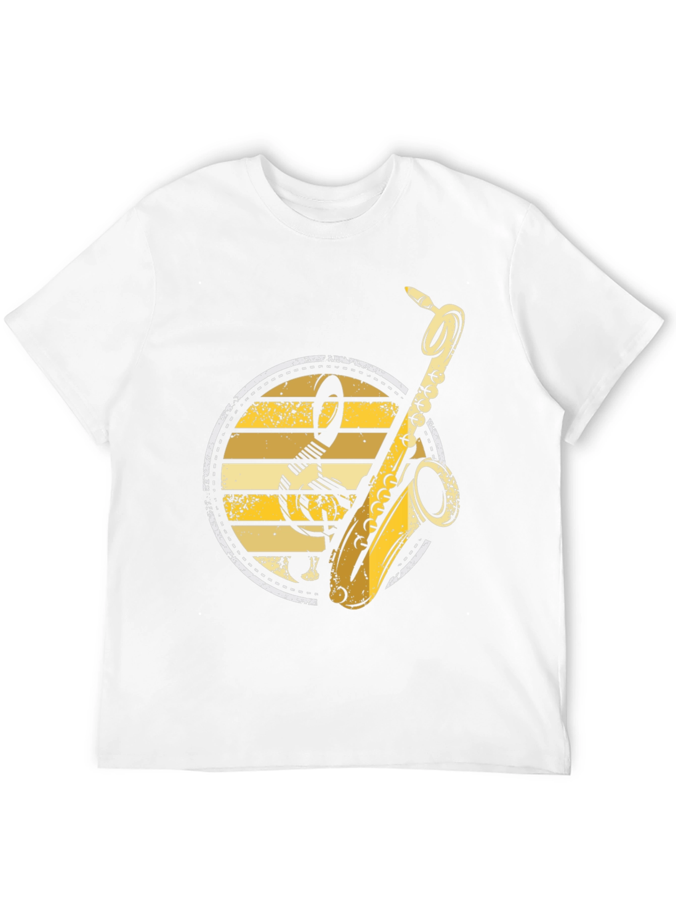 Saxophone Music T-Shirt - Retro Band Tee