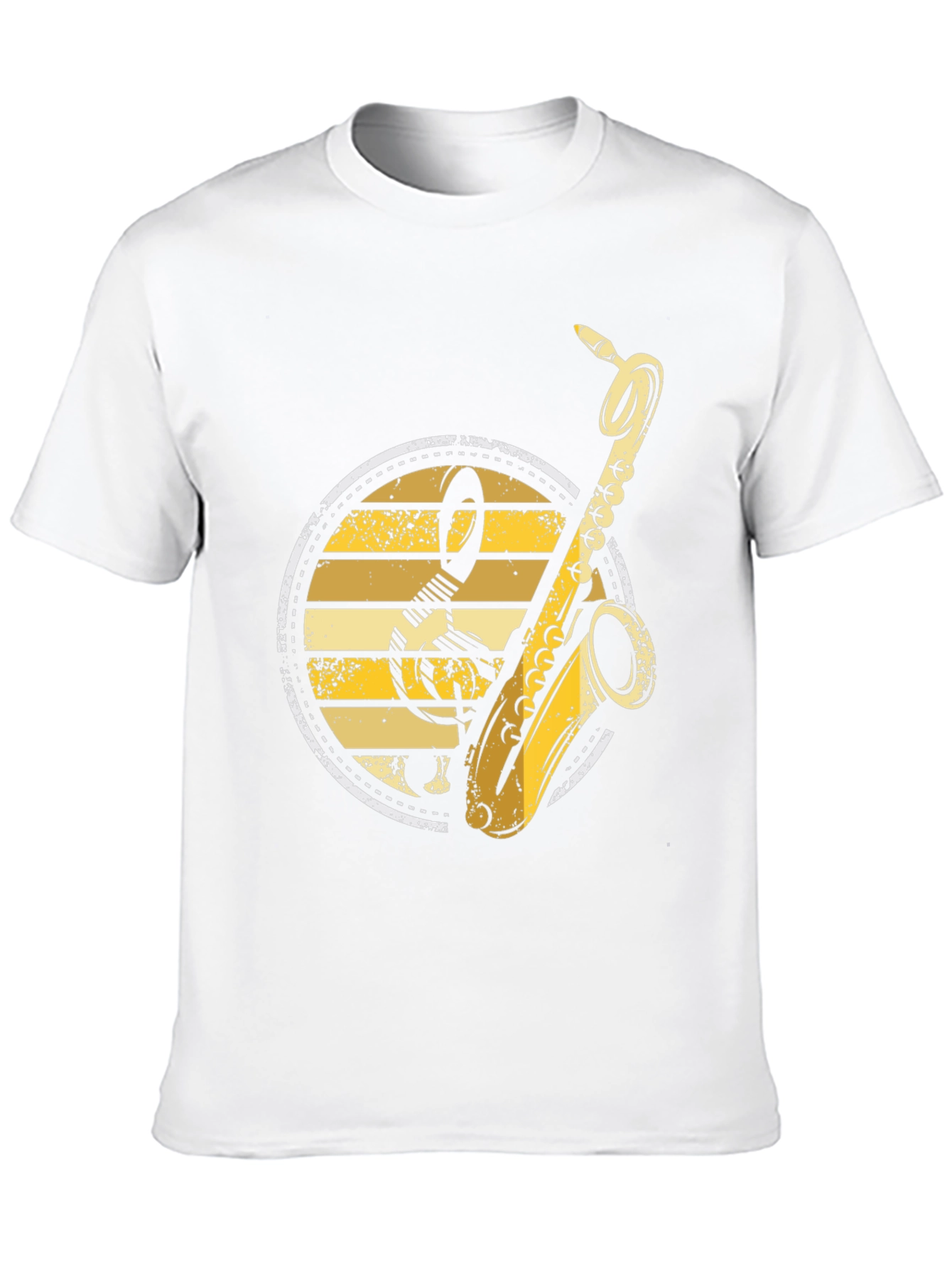 Saxophone Music T-Shirt - Retro Band Tee