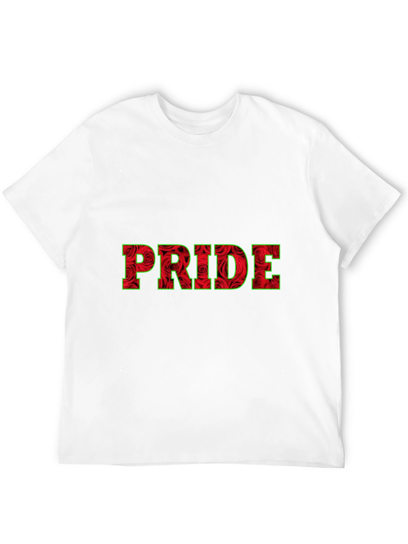 Floral Pride T-Shirt - Bold Rose Design