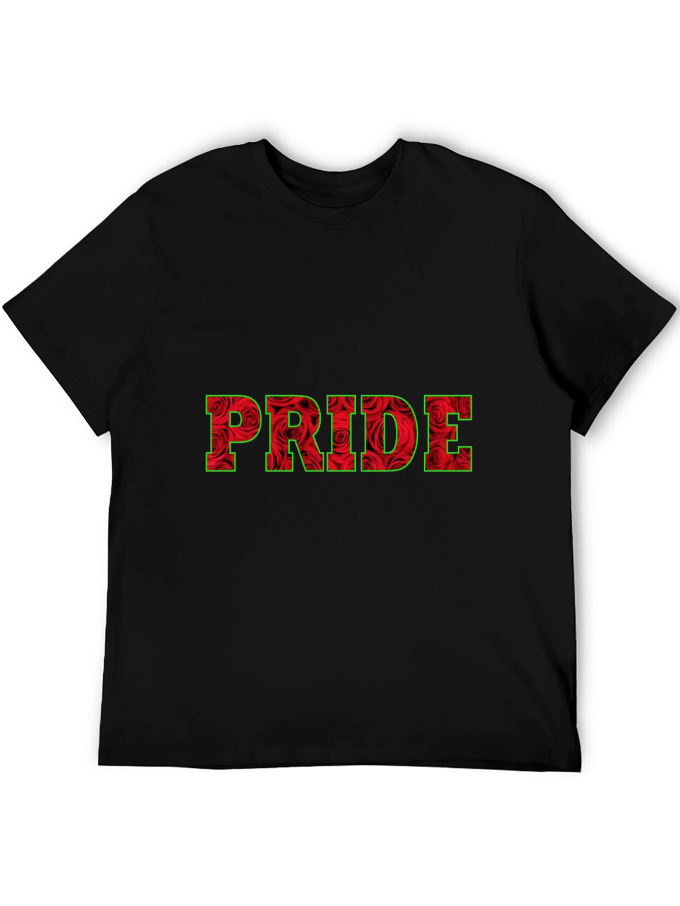 Floral Pride T-Shirt - Bold Rose Design