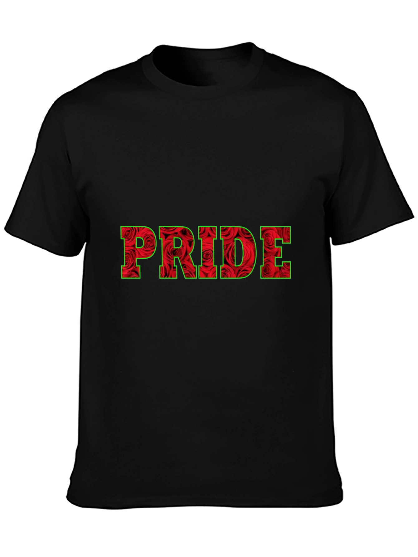 Floral Pride T-Shirt - Bold Rose Design