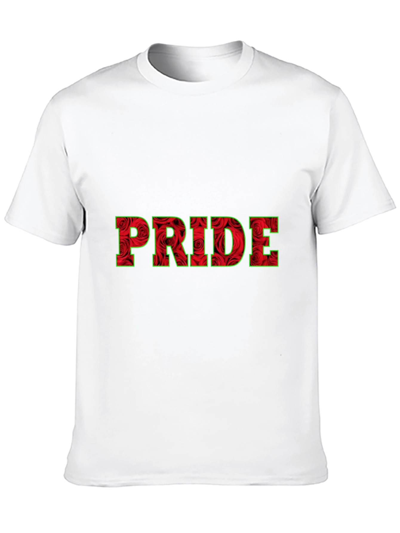 Floral Pride T-Shirt - Bold Rose Design