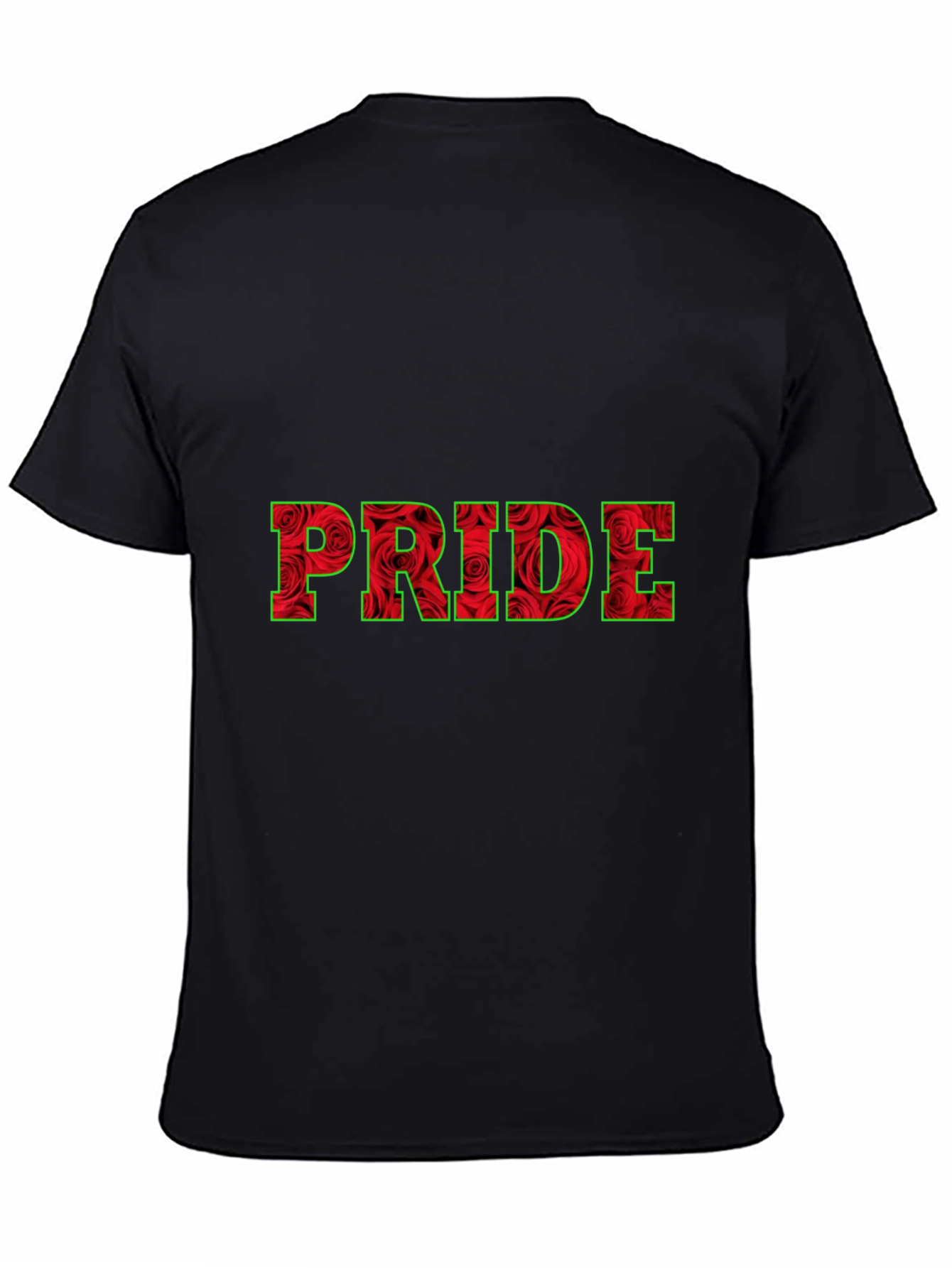 Floral Pride T-Shirt - Bold Rose Design