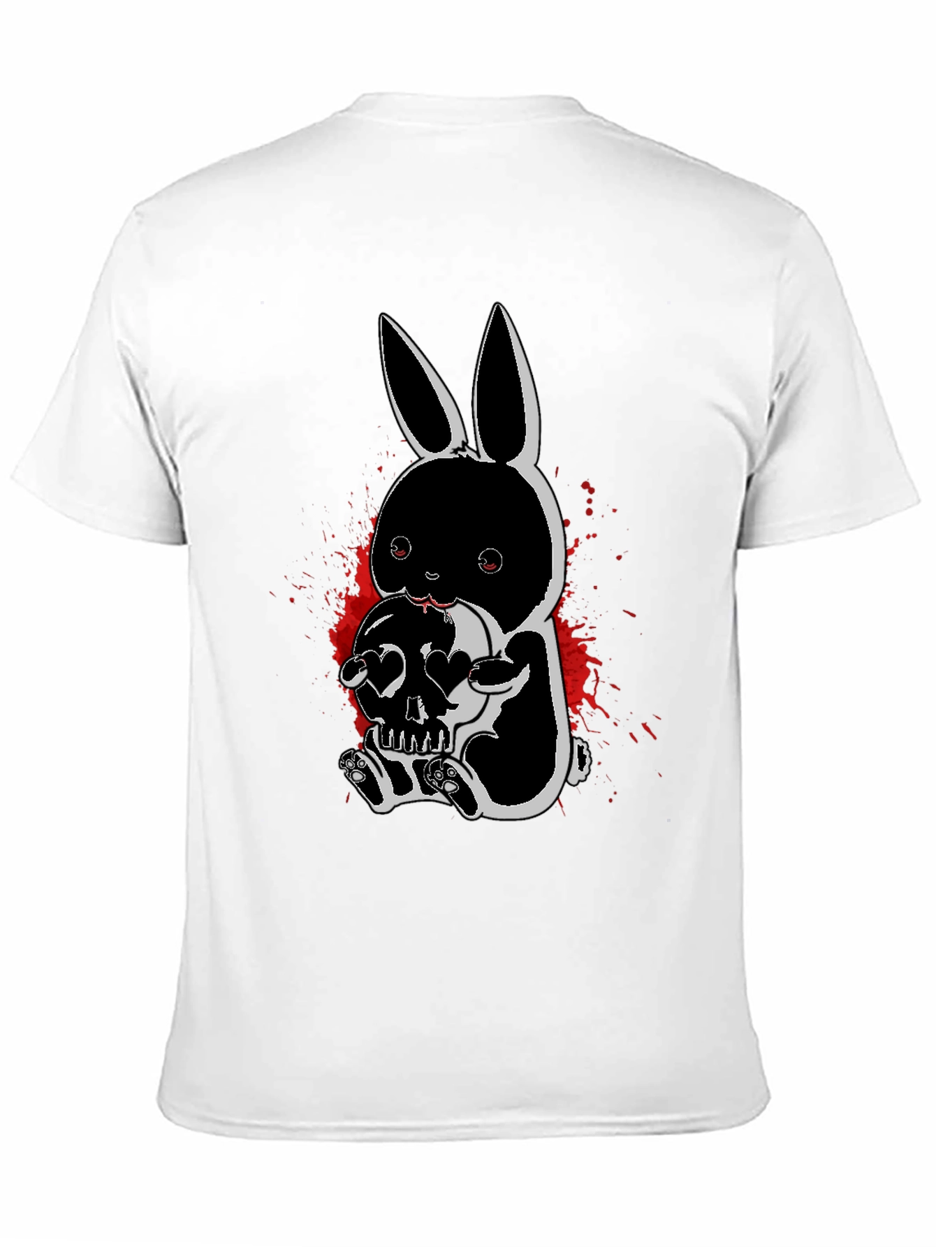 Gothic Bunny Skull T-Shirt