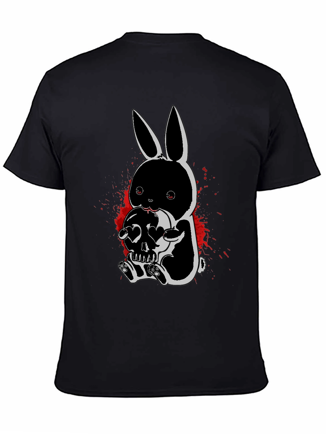 Gothic Bunny Skull T-Shirt
