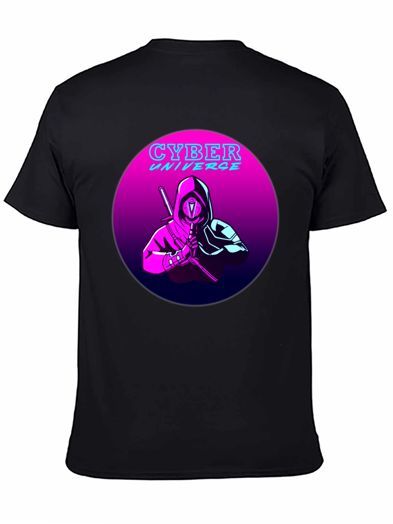Cyber Universe Ninja T-Shirt - Retro Style