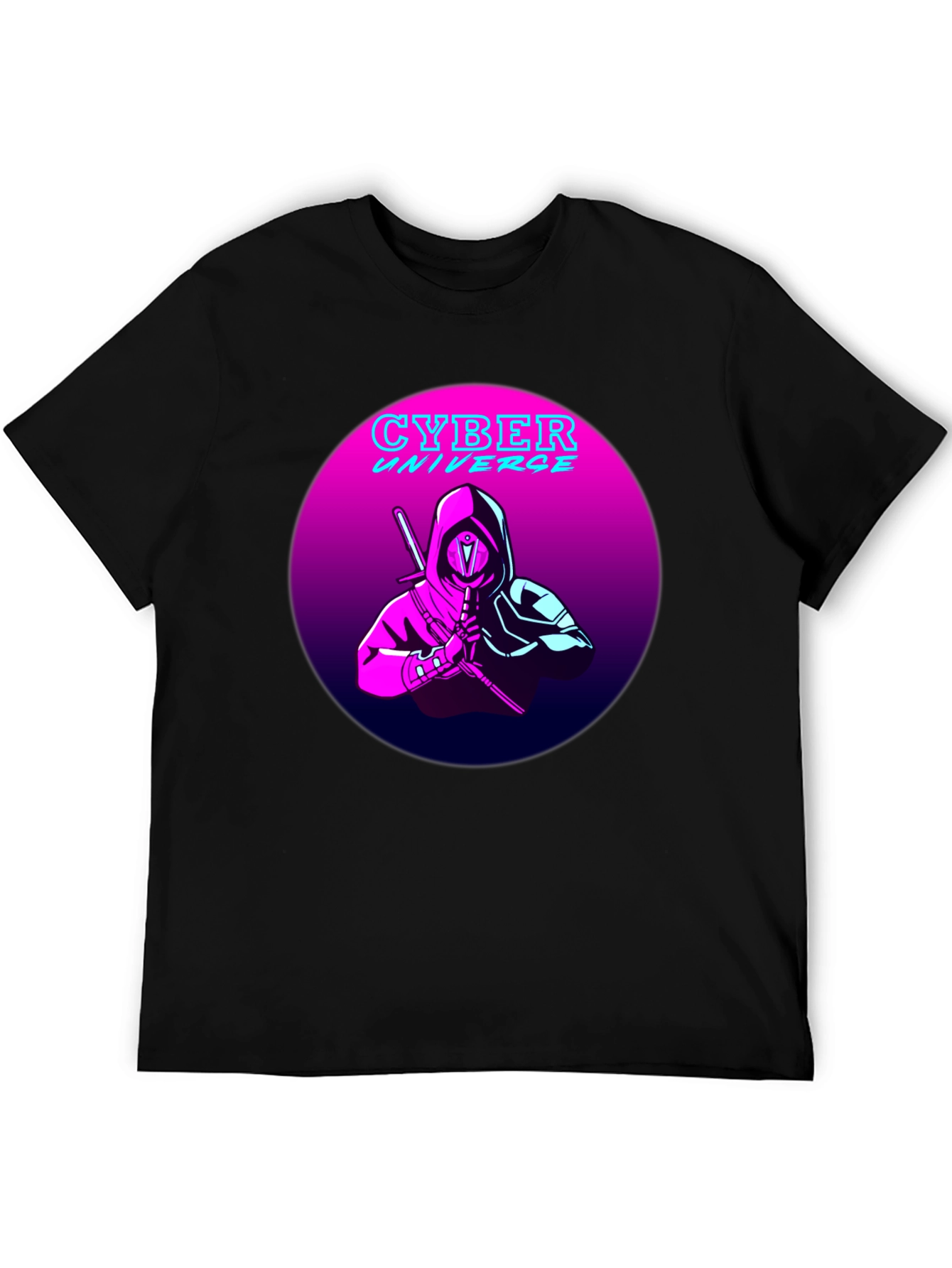 Cyber Universe Ninja T-Shirt - Retro Style