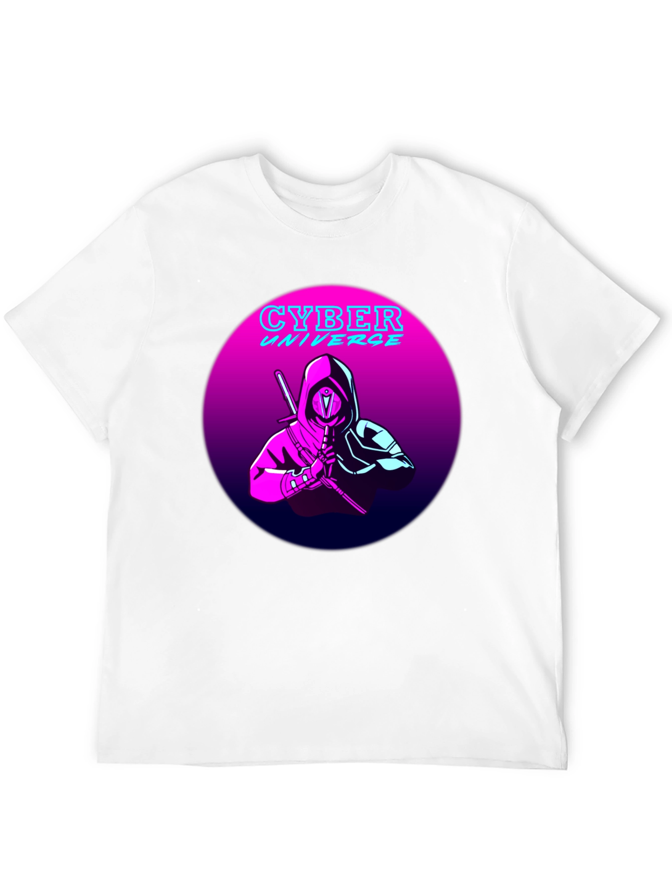 Cyber Universe Ninja T-Shirt - Retro Style