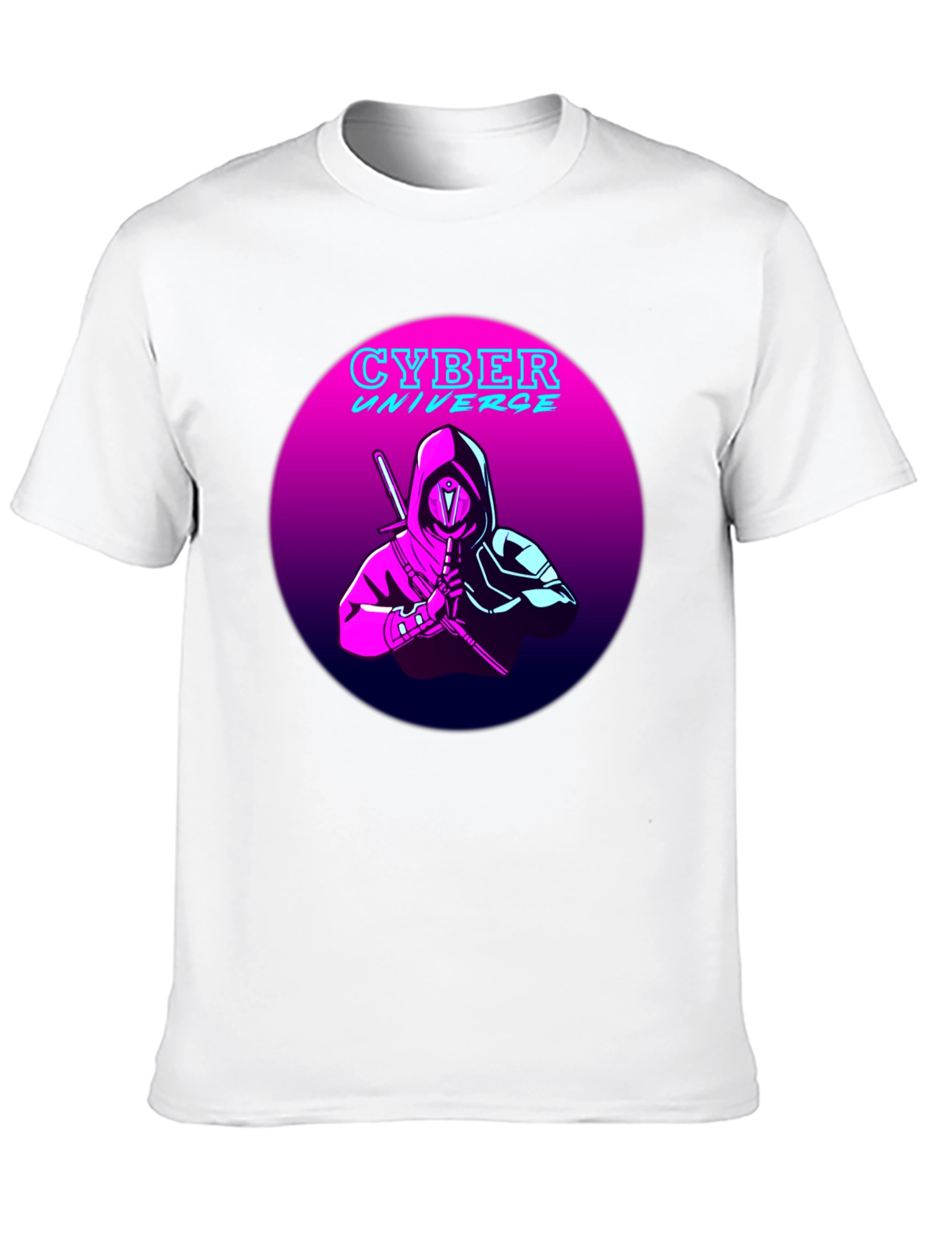 Cyber Universe Ninja T-Shirt - Retro Style