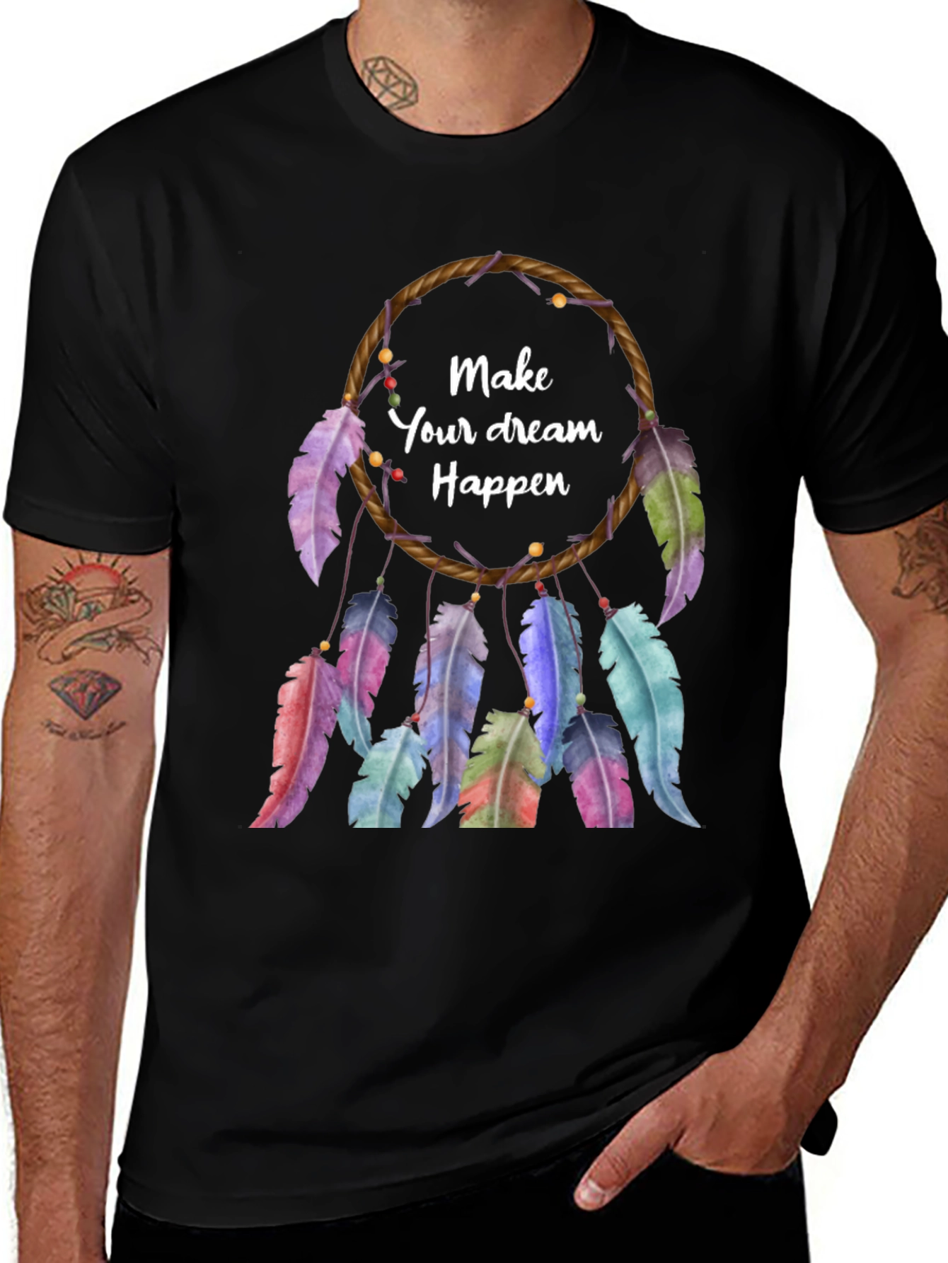 Dream Catcher Graphic Tee - Make Your Dreams Happen!