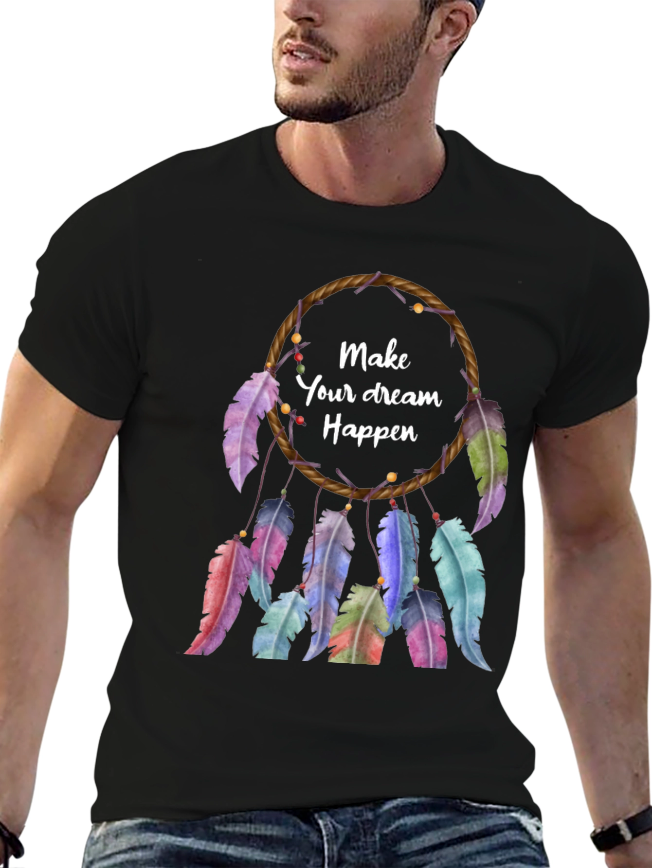 Dream Catcher Graphic Tee - Make Your Dreams Happen!