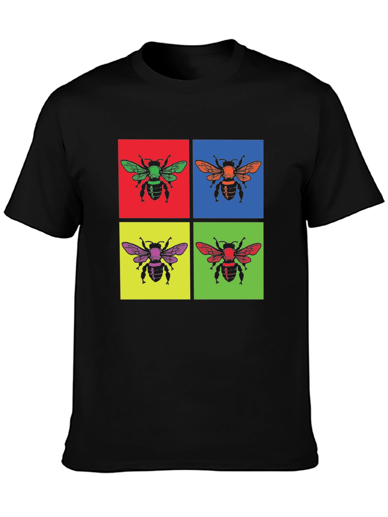 Retro Bee Pop Art Graphic Tee