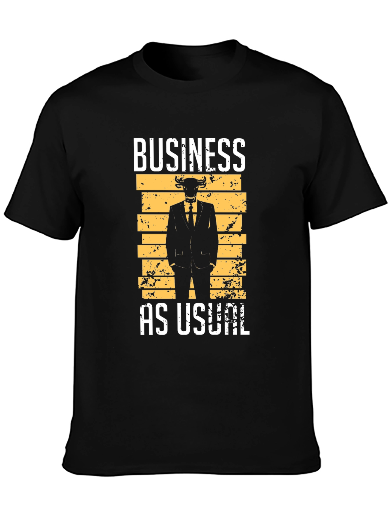 Business As Usual Bull T-Shirt