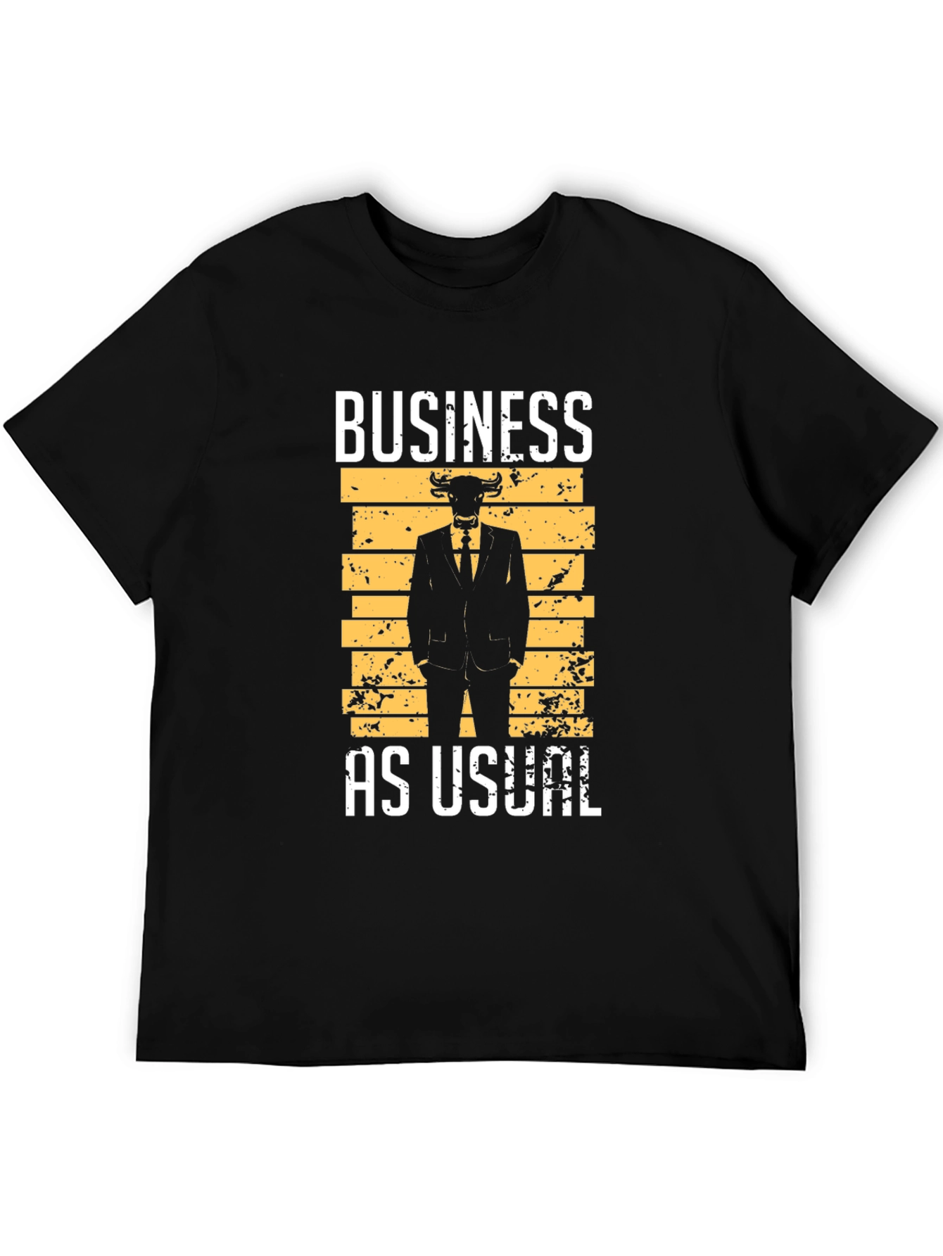Business As Usual Bull T-Shirt