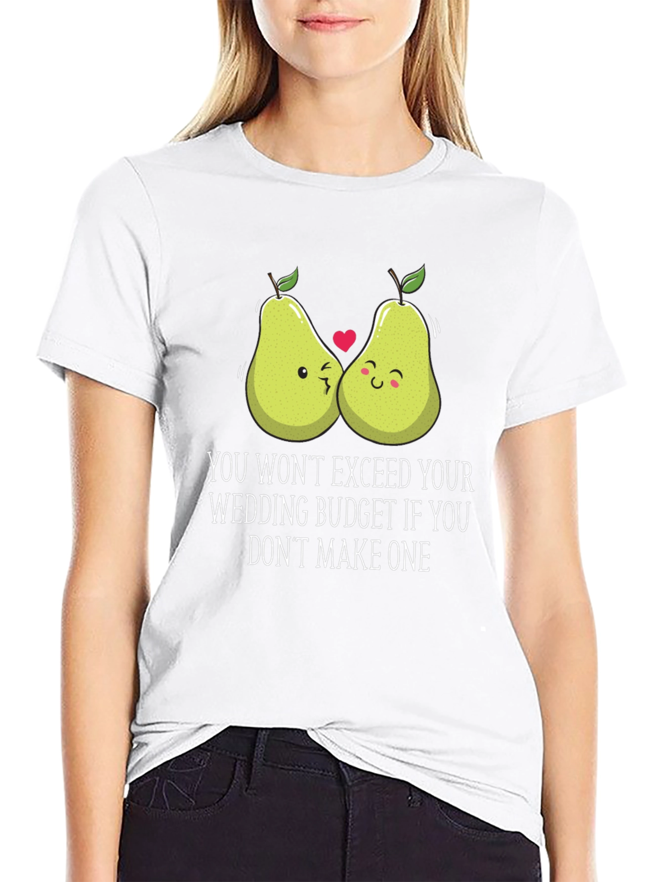 Funny Pear Wedding Budget T-Shirt