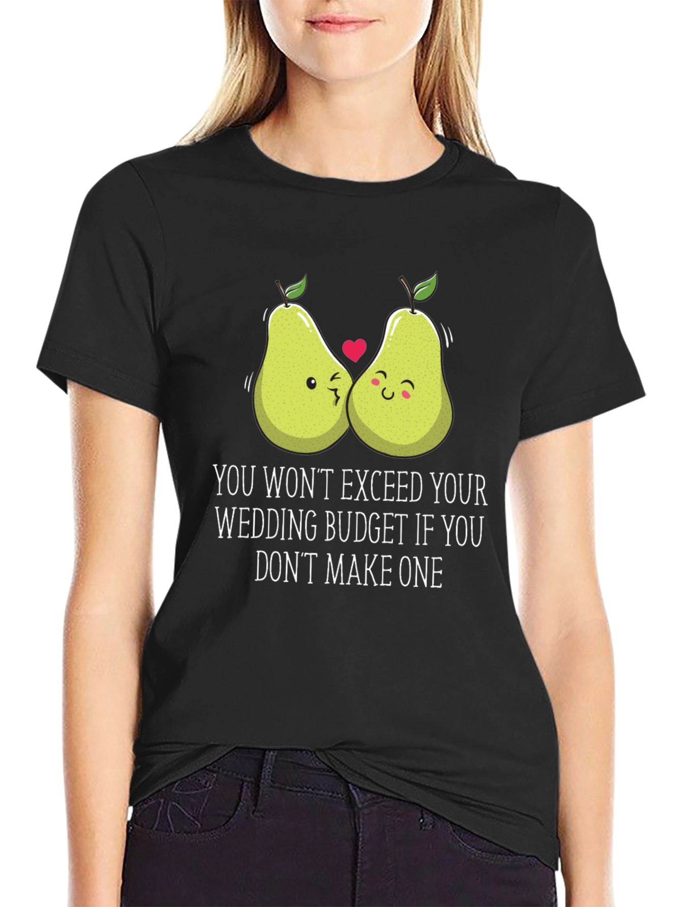 Funny Pear Wedding Budget T-Shirt