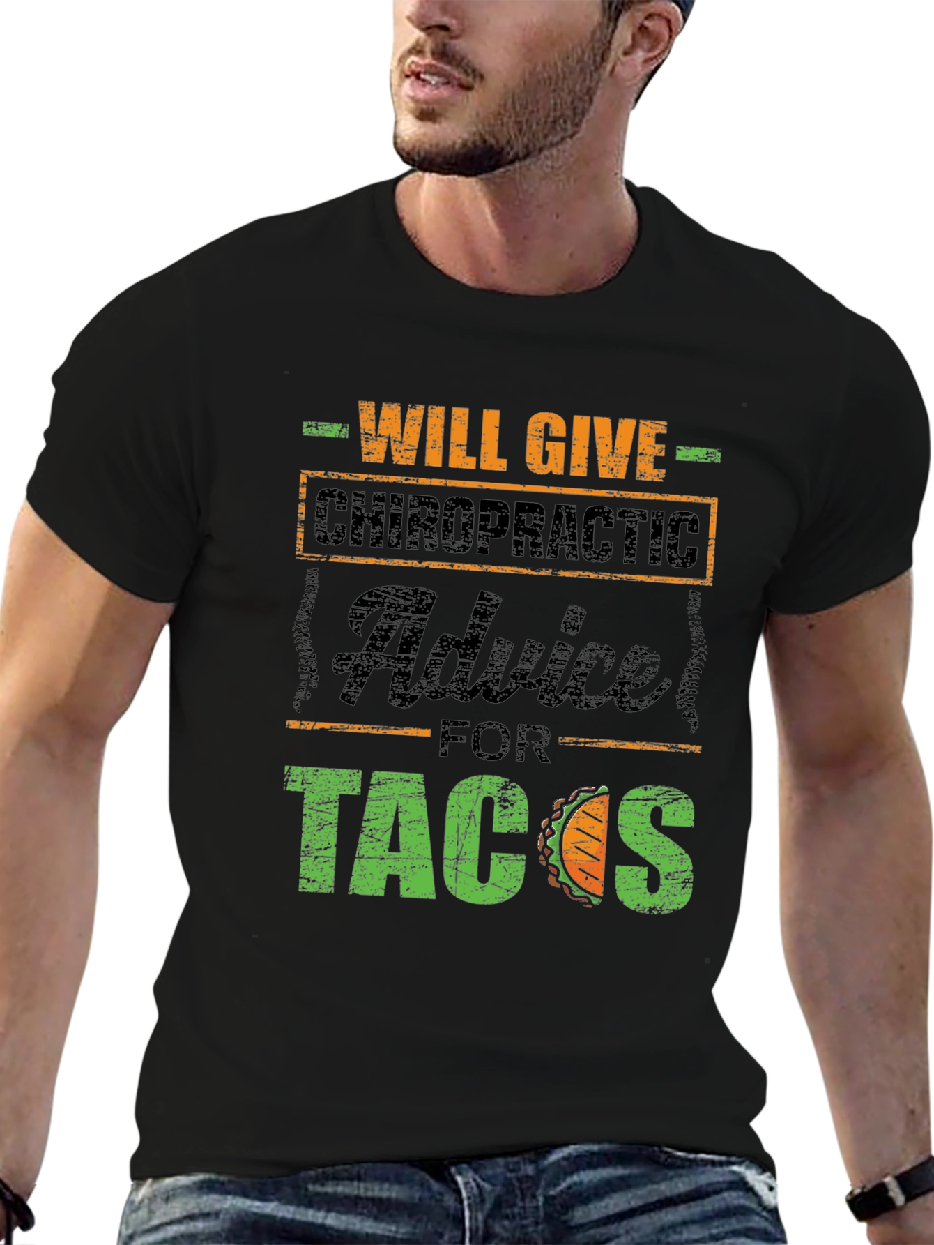 Chiropractic Advice for Tacos T-Shirt