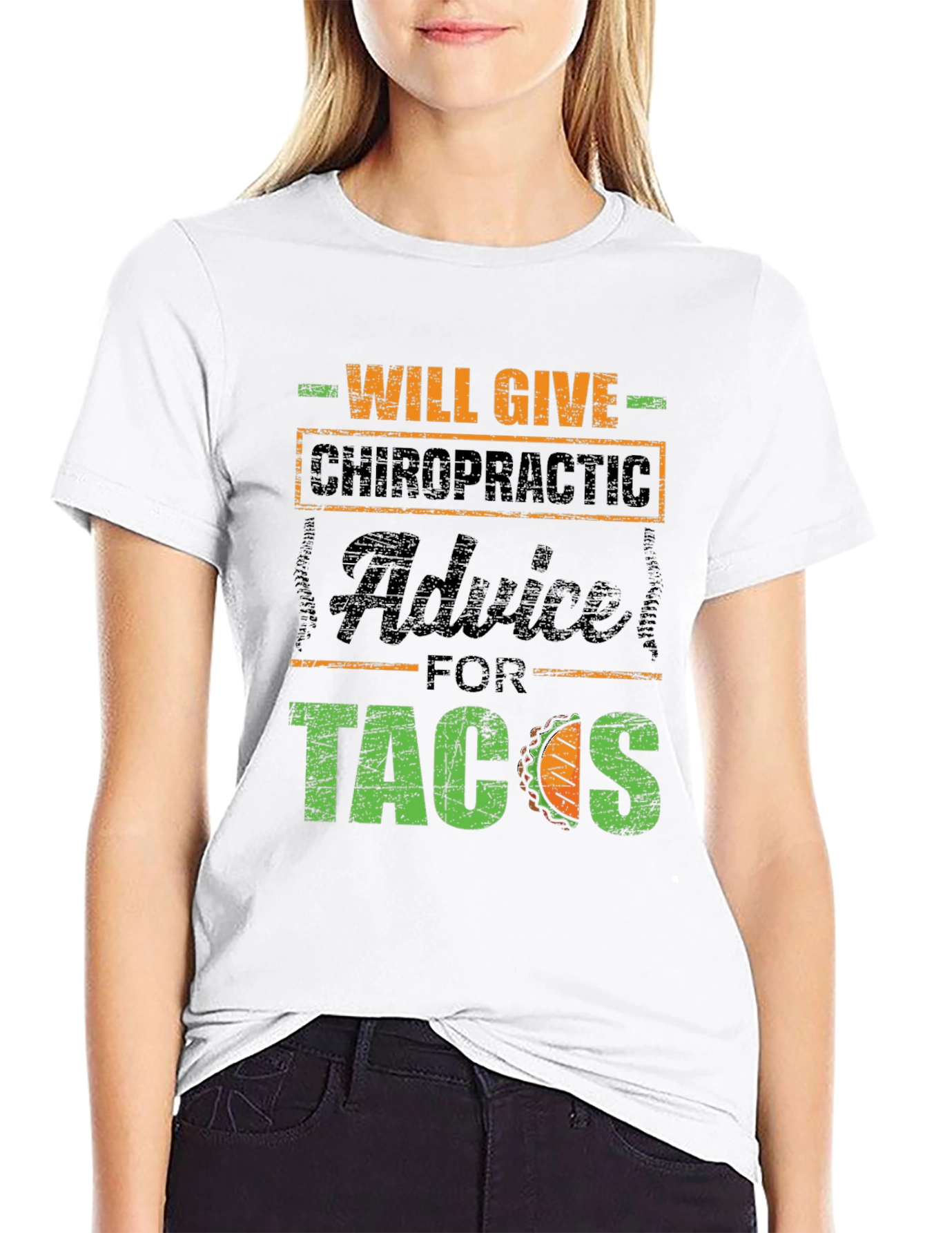 Chiropractic Advice for Tacos T-Shirt