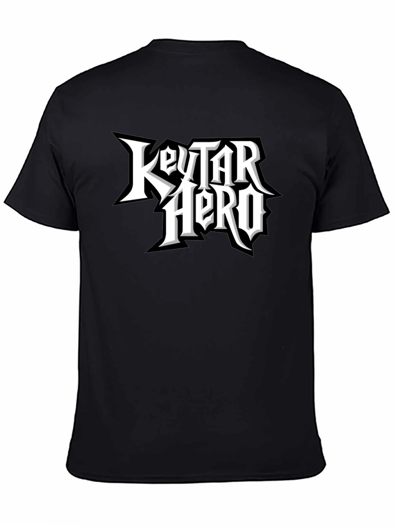 Keytar Hero Black T-Shirt - Music Gaming Tee